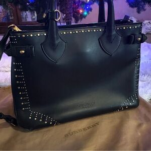 Burberry Studded Banner Tote